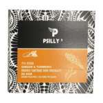 Psilly - Dark Chocolate Bar - Ginger & Turmeric | Mushroom Dispensary Canada