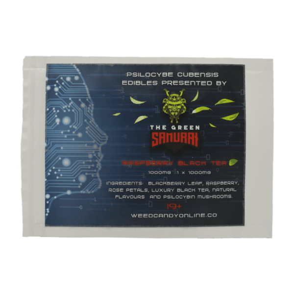The Green Samurai - Raspberry Black Tea - 1000mg | Mushroom Dispensary Canada