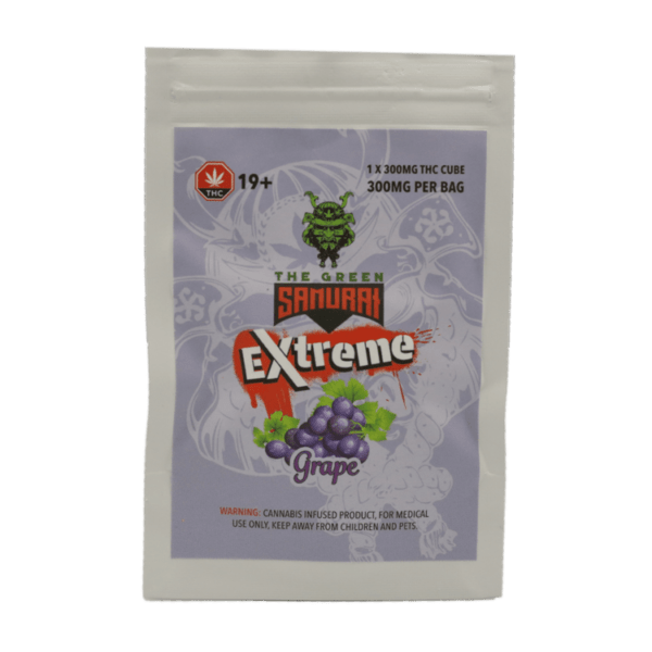 Green Samurai Extreme - Grape Gummy 300mg THC | Mushroom Dispensary Canada