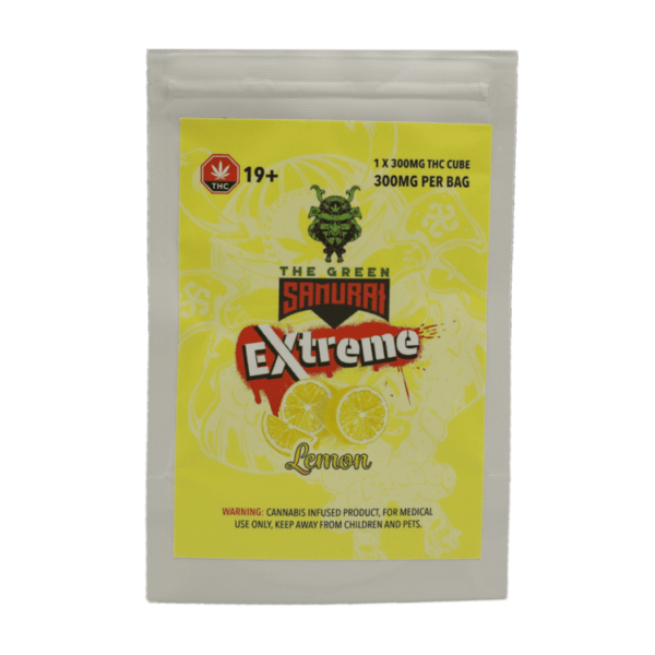 Green Samurai Extreme - Lemon Gummy 300mg THC | Mushroom Dispensary Canada