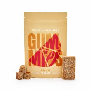 Euphoria Psychedelics – Orange Gummy 1000mg | Mushroom Dispensary Canada
