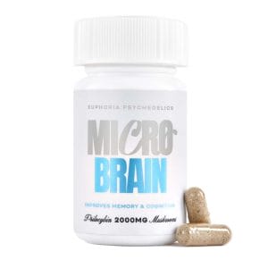Euphoria Psychedelics – Micro Brain Capsules - (100mg X 20 Capsules) | Mushroom Dispensary Canada
