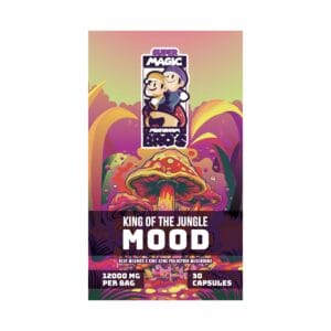 Super Magic Mushroom Bro’s - King of the Jungle MOOD - 400MG Capsules | Mushroom Dispensary Canada